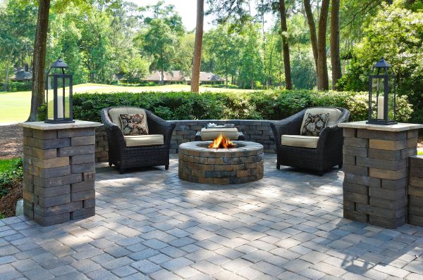 Fire Pit Installation in Carmel