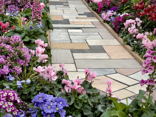 Garden Path Installation in Carmel