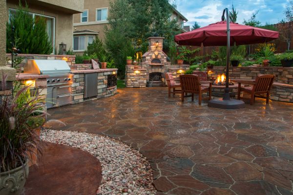 Stone Patio Construction in Carmel