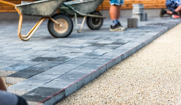 Paver Hardscape Installation in Carmel