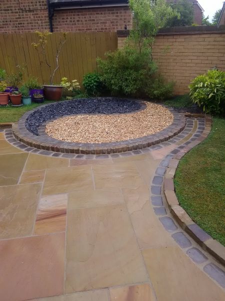 Sandstone Patio Installation in Carmel