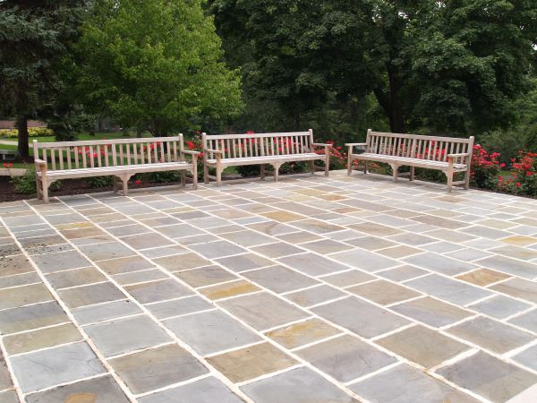 Slate Patio Installation in Carmel